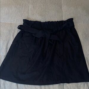 Chic Navy Mini Skirt with Belt